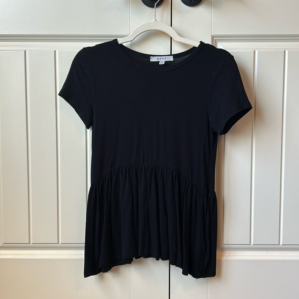 Black Causal Trendy Top XS